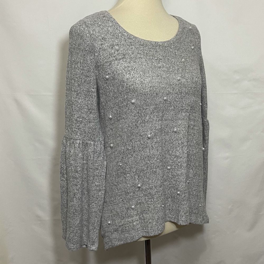 Simply Vera Vera Wang Bell Sleeve Top - Picture 4 of 12